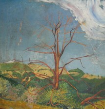 Dipinto ad olio espressionista