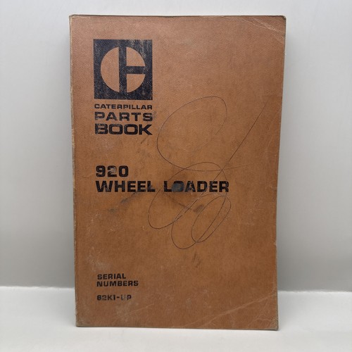 Libro manuale ricambi pala