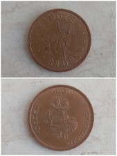 Kiddie rides gettone da collezione vintage  Moneta per giostre bambini