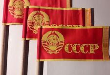 CCCP BANDIERINA ORIGINALE D'EPOCA PARATE CELEBRAZIONI COMUNISMO URSS 1° MAGGIO..