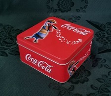 HAPPYNESS FACTORY 2008 COCA-COLA SCATOLA IN LATTA TIN BOX ADVERTISING COLLEZIONE