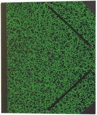 Lefranc Bourgeois Cartella Porta Disegni - 45 X 32 Cm - Verde, Chiusura Ad Elast