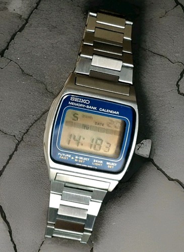 Vintage 1970 quarzo seiko lcd - seiko,