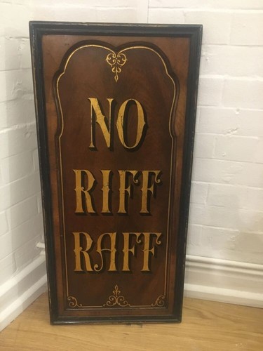Riff raff mahogany - no,