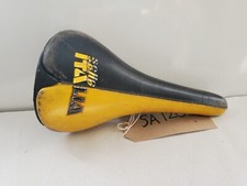 Sella MTB Retro Selle Italia Flite Expedia 2 Toni Pelle Nera & Gialla SA120