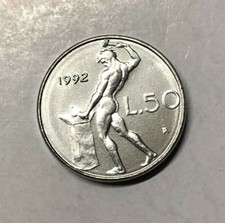 ITALIA REPUBBLICA 50 LIRE 1992