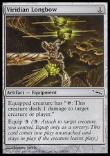 MTG VIRIDIAN LONGBOW PLAYED/ROVINATO - ARCO LUNGO VIRIDIANO - MRD - ASIAN