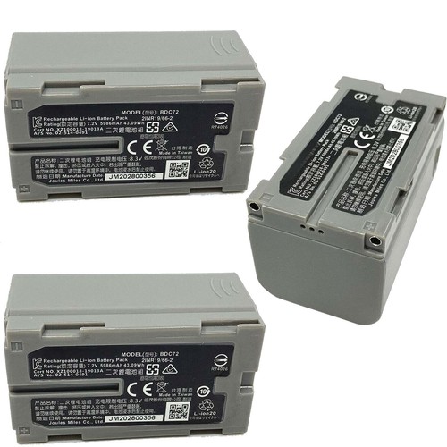 Batteria 3pcs bdc72 per topcon - batteria,