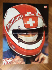 FORMULA 1 - POSTER - CLAY REGAZZONI - AUTOSPRINT - ANNI '70 - 70's 