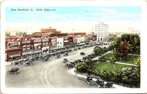 Cartolina enid oklahoma east - oklahoma,
