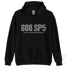 888 SP5: Last of a brutal bloodline felpa con cappuccio moto motociclista