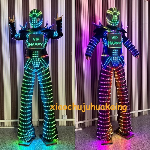 Trampoli led robot - led,