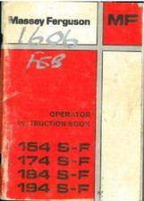 MASSEY FERGUSON 154S 154F 174S 174F 184S 184F 194S 194F MANUALE OPERATORI - AB2 