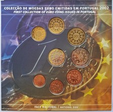 PORTOGALLO - DIVISIONALE 2002 FDC - 1° EMISSIONE IN EURO