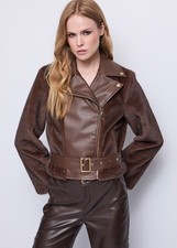 GaudI Giacca Biker con Cintura