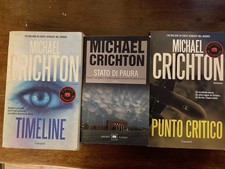 Lotto Michael Crichton. Prime edizioni Garzanti. Ottime condizioni