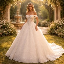 Abito da sposa elegante pizzo