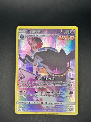 Banette tg07 tg30 holo lost - banette,