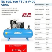 ABAC NS59S/ 500 FT 7 5 V400