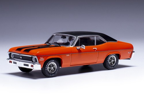Chevrolet nova orange noire - orange,