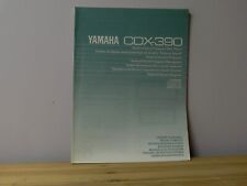 Yamaha CDX-390 manuale istruzioni