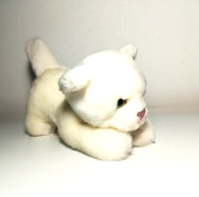 PUPAZZO GATTO ORSO BIANCO DA COLLEZIONE MISURE IN FOTO - (72)