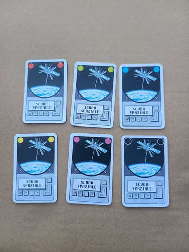 Carte ricambi scudo spaziale