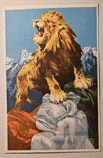 CARTOLINA PUBBLICITARIA - BANCA COMMERCIALE ITALIANA, ILLUSTRATA BIGLIARDI 