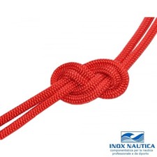DOPPIA TRECCIA ROSSA ALTA TENACITA 10mt - VARIE MISURE CORDA CIMA NAUTICA BARCA