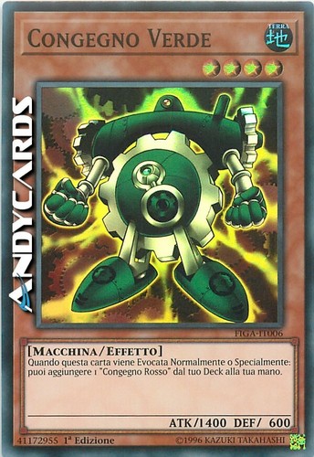Congegno verde - congegno, gadget)