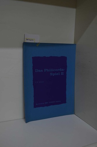 Das philicorda spiel - philicorda-spiel, /