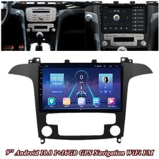 Radio Stereo 9'' Android 10.0 Navigazione GPS per Ford S Max 2007-15 Semi-Auto AC