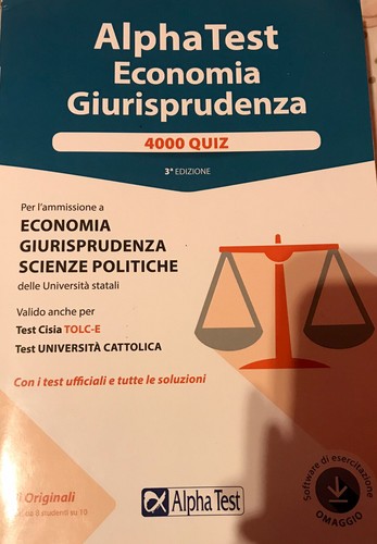 Libro alpha test - alpha, economia