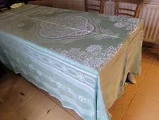 LARGE VINTAGE TABLECLOTH -200