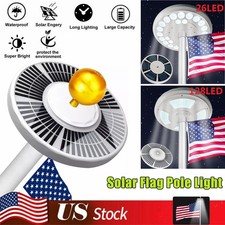 Luce palo bandiera ad energia