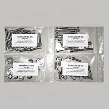 KAWASAKI KX 500 1983-1984 Kit viti brugola inox motore completo KX500