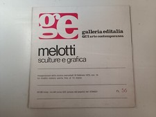Fausto Melotti sculture e grafica galleria editalia 1976