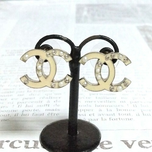 Orecchini chanel logo oro - orecchini,