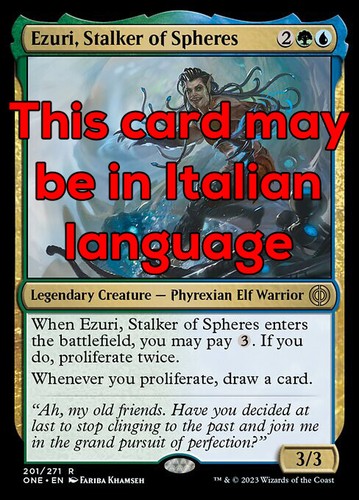 Mtg ezuri stalker spheres - ezuri,,