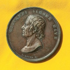 GIOVANNI SIMONE MAYR 1841 BERGAMO  MEDAGLIA MM 52