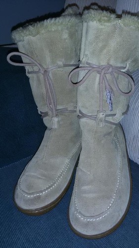 Stivali camper donna beige
