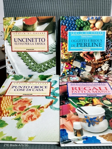 Lotto libri uncinetto - lotto, 4