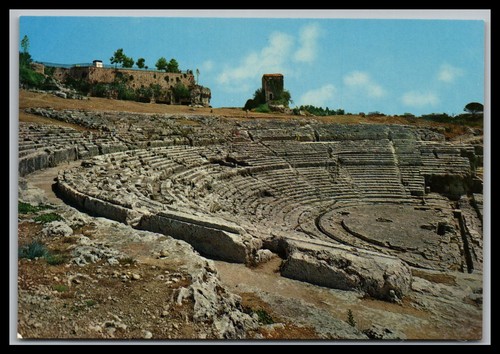 Cartolina siracusa teatro - cartolina,