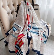 Sciarpa elegante bianca 180x90