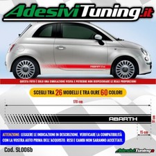 Kit 2 Adesivi Strisce Laterali