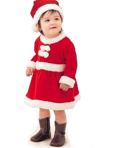 Vestito bambina babbo natale - bambina,