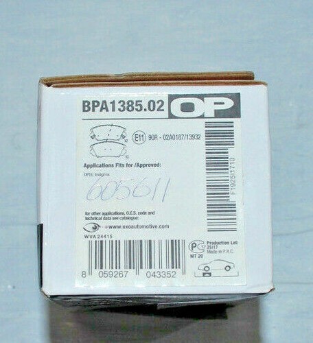 Bpa1385 open parts kit - open,