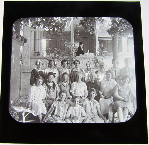 Glass magic lantern - lantern, slide