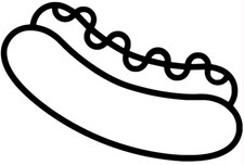 Adesivo hot dog sticker auto