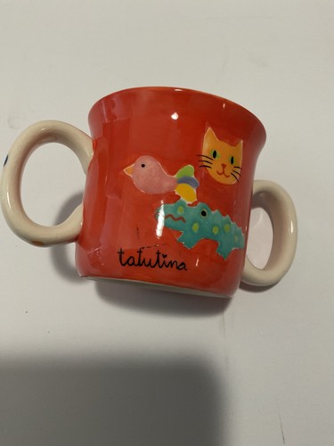 Tazza ceramica doppio - , manico